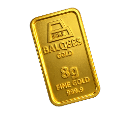 8 Gram 24K Gold Bar