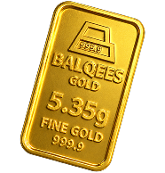 5.35 Gram 24K Gold Bar