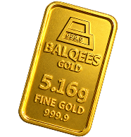 5.16 Gram 24K Gold Bar