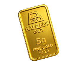5 Gram 24K Gold Bar